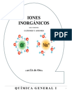 Iones Inorgánicos Más Comunes Agosto 2019