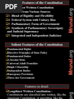 2.1.salient Features of Indian Constitution