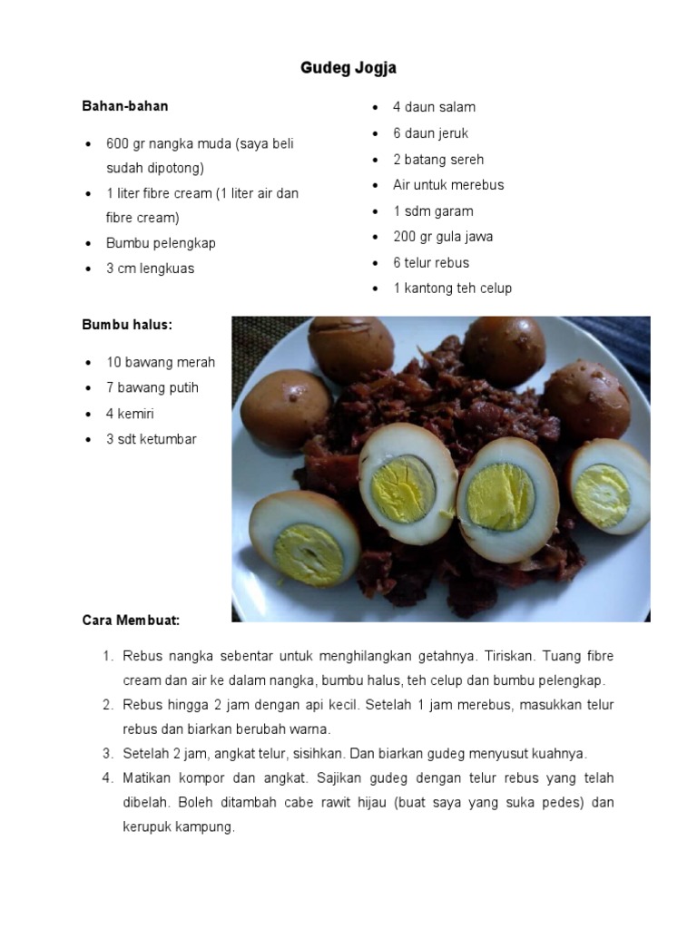 Resep Masakan | PDF