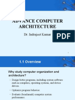 Advance Computer Architecture: Dr. Indrajeet Kumar