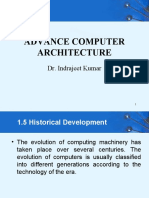 Advance Computer Architecture: Dr. Indrajeet Kumar