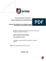 Tesis - Analisis Del Control de Las Principales Variables Del Proceso de Flotación Del Cobre