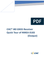 CHC® I80 GNSS Receiver Quick Tour of NMEA 0183 (Output)