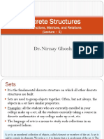 Discrete Structures: Dr. Nirnay Ghosh