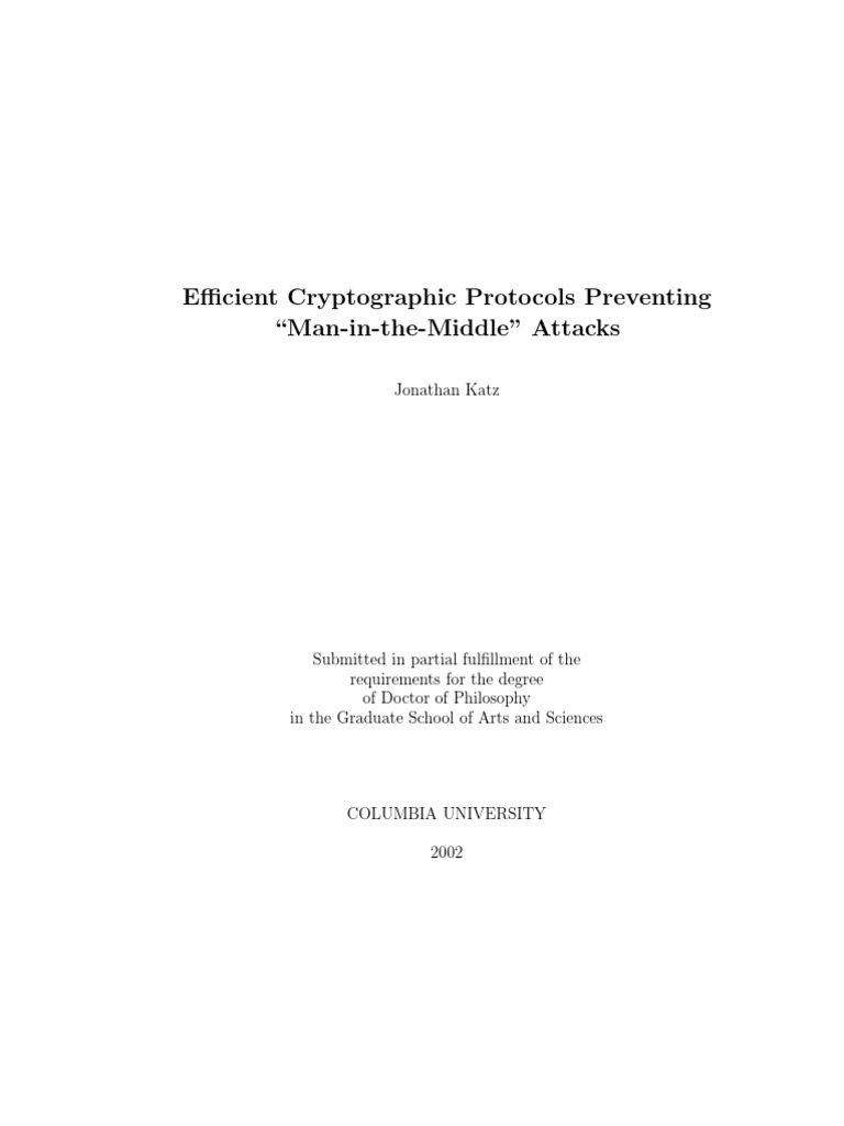 phd thesis on cryptography