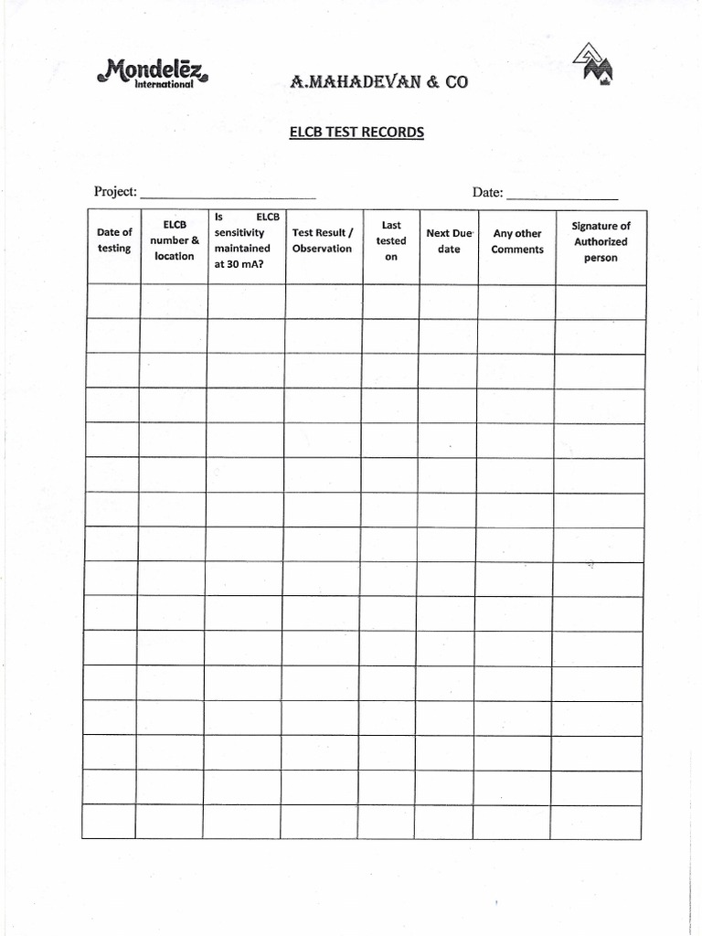 ELCB Checklist | PDF