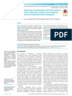 The Development of Osteoporpsis Detective Analysis Method in Trabecular Condylus of Menopause Women Using Panoramic Rad
