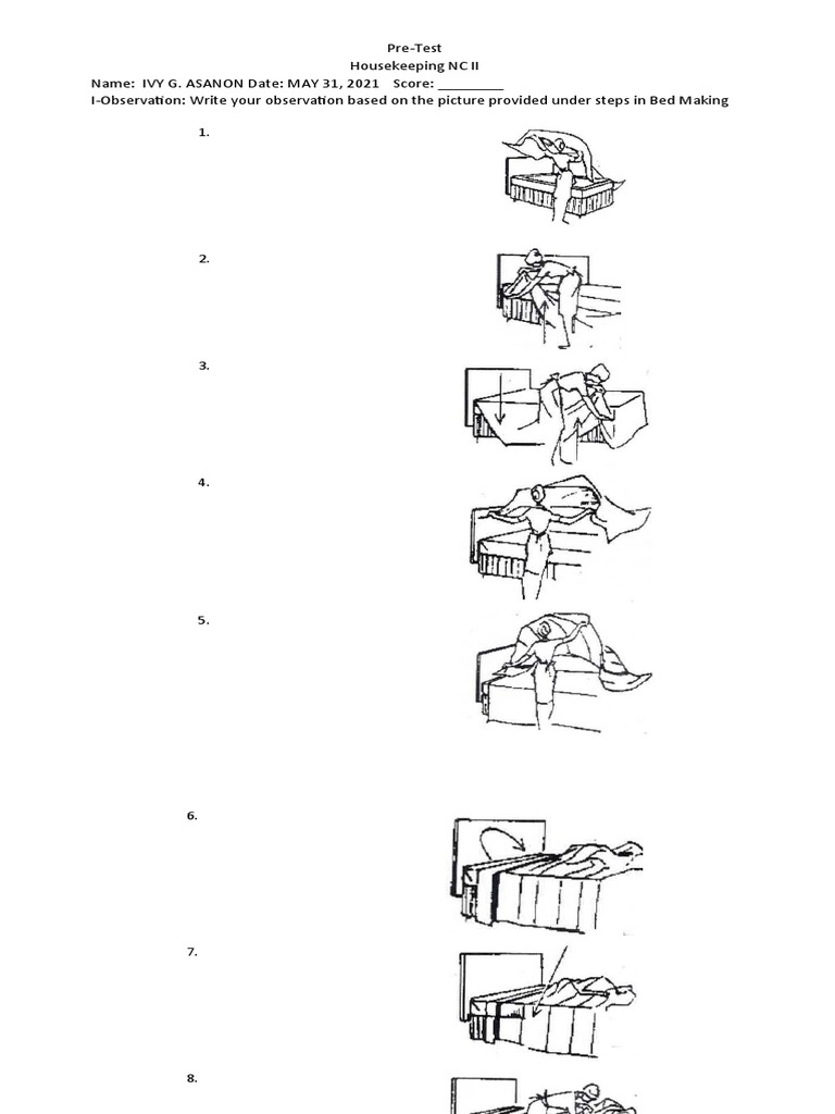 Pre Test Housekeeping | PDF