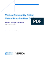 Vertica Community Edition Virtual Machine User Guide
