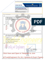 Click Here and Open in Telegram To Join @truelyengineers For All Updates & Exam Papers