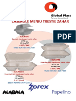 Prezentare Caserole Trestie 2020