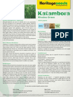 Katambora Rhodes Grass Fact Sheet