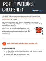 3 Chart Patterns Cheat Sheet