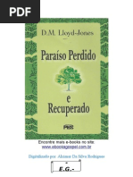 Paraíso Perdido e Recuperado - D.M. Lloyd-Jones