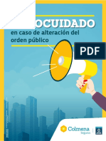 Acciones de prevención ante disturbios