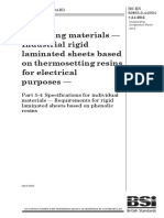 Insulating Materials - Industrial Rigid Laminated Sheets Based On Thermosetting Resins For Electrical Purposes