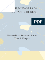 Komunikasi Pada Situasi Khusus