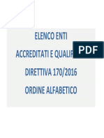 Elenco Enti Accreditati - Qualificati Per l'Anno Scolastico 2019 - 2020
