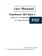 Service Manual: Viewsonic Ve710B/S-1