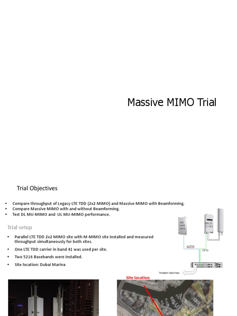 Massive MIMO Performance Trial Results | PDF | Mimo | Telecommunications