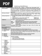 Detailed Lesson Plan (DLP) Format