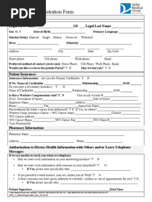 Patient Registration Form 29