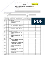 Anexo 10 Formulario de Evaluaciones