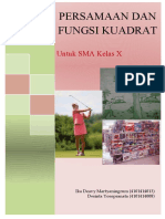 Persamaan Dan Fungsi Kuadrat (SMA)