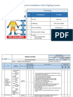 Risk Assessment For Installation of Fire Fighting System