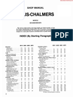 Allis-Chalmers Model 8010 8030 8050 8070 Shop Manual Sec Wat Sec
