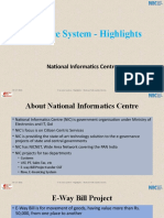 E-Invoice System - Highlights: National Informatics Centre