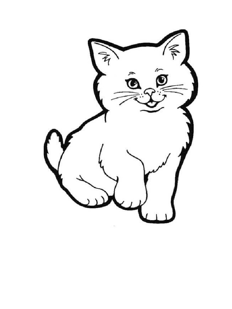 Gmbar Kucing Mewarnai  PDF