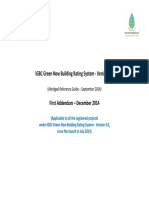 GBC Green New Buildings v3.0-Addendum (Technical) Dec 2014