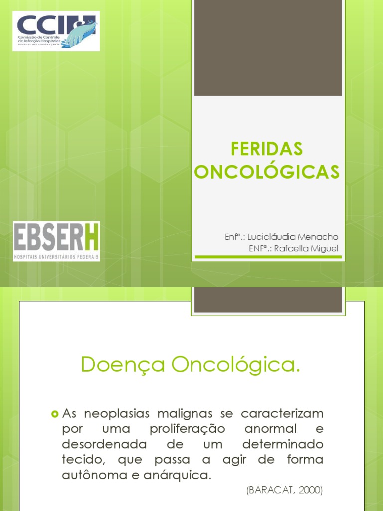 Feridas oncológicas: classificação, cuidados e intervenções de ...