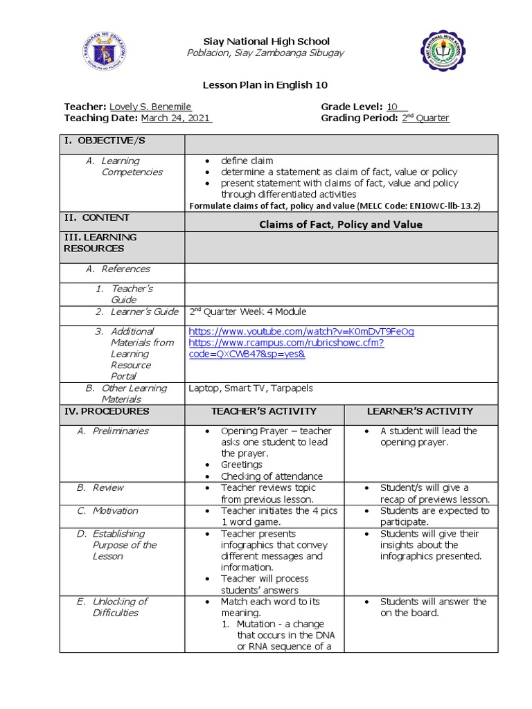 lesson-plan-in-claims-of-fact-and-opinion-pdf-lesson-plan-teachers