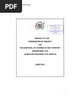 Découvrez le rapport de la commission d’enquête sur Britam dans son intégralité 