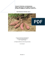 Project Proposal On Enhancing The Variety and Quality of Sweet Potato in Selected Area of Mimbalot, Buru-Un, Iligan City