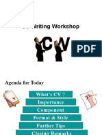CV Writing Workshop