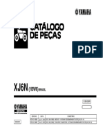 2012 (1bw6) catalogo de peças xj6