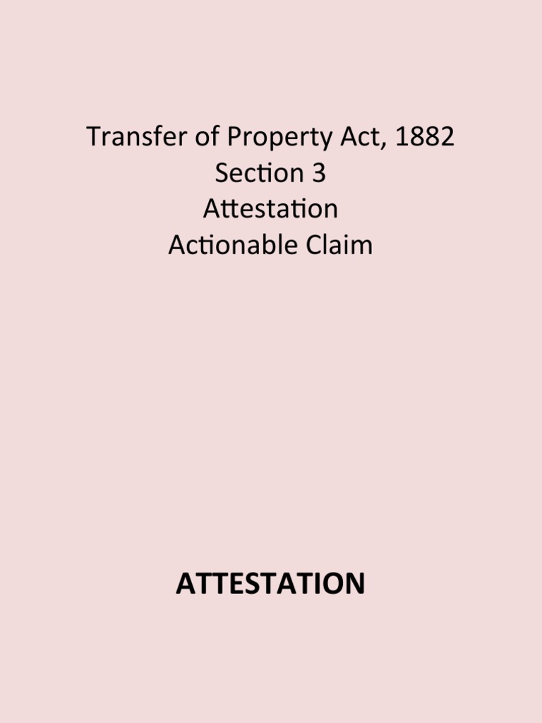 assignment of actionable claim
