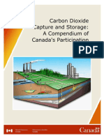 Carbon Dioxide Capture and Storage: A Compendium of Canada's Participation