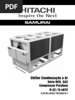 Manual Chiller Hitachi Samuraí Mdt Chiller Serie Rcu Saz