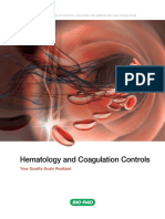 Hematology and Coagulation Controls: Your Quality Goals Realized