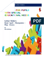 Phonics For SEN Letter Sliders: by Ann Sullivan