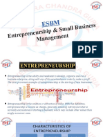 Entrepren Eurship & Small Busi Ness Manageme NT: (Shipra Goel)