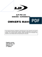 AJP Motos PR5 Enduro Manual