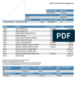 Folha de pagamento individual