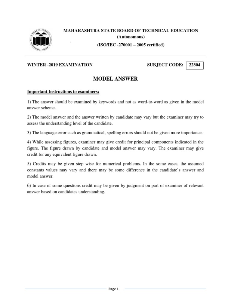 22304-2019-Winter-Model-Answer-Paper (Msbte Study Resources) | PDF ...