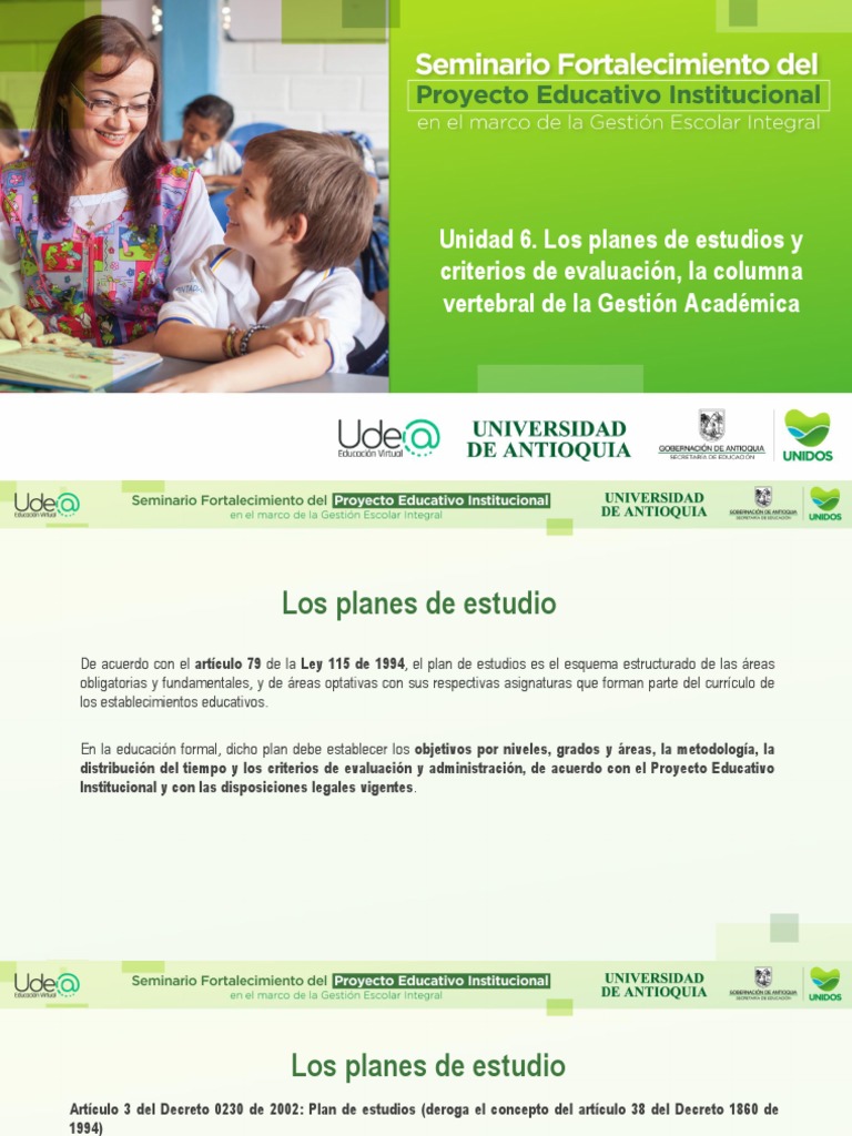 Planes de Estudio y Evaluación Educativa | PDF | Plan de estudios ...