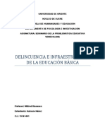 Delincuencia e Infraestructura de La Educación Básica2